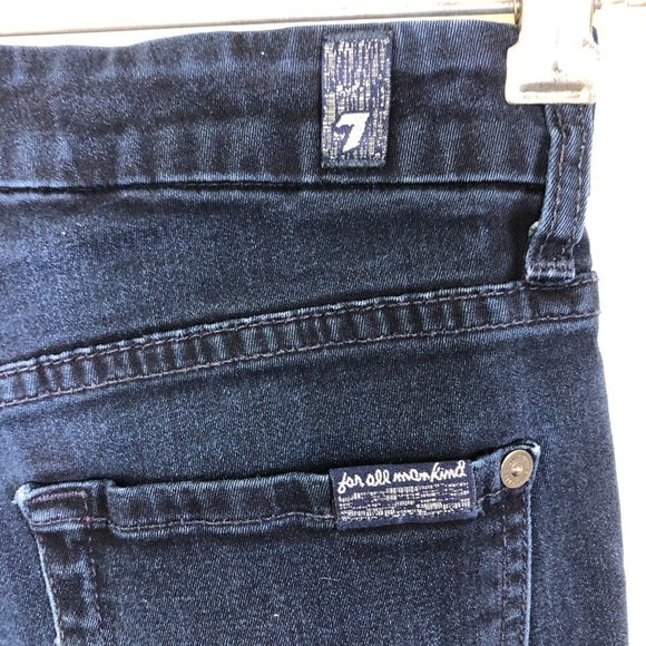 7 FOR ALL MANKIND Kimmie Dark Denim Bootcut Jeans - Picture 5 of 9
